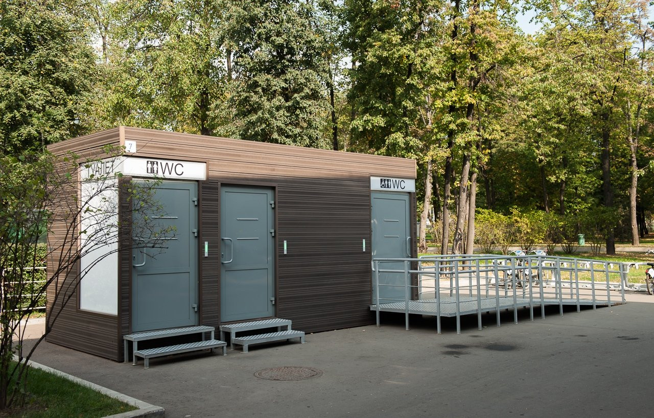 Наш проект Туалетный модуль "Хельсинки" в Лужниках