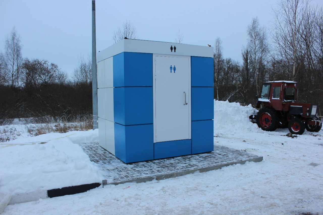 Туалетные  модули "Берн" по заказу ОАО "Газпром"