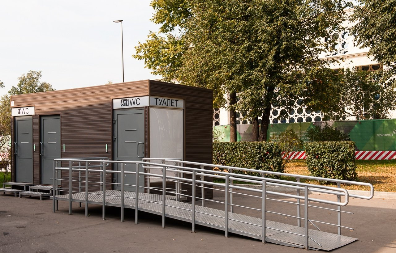 Наш проект Туалетный модуль "Хельсинки" в Лужниках