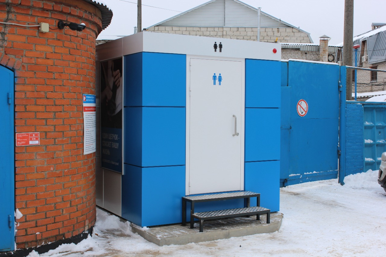 Туалетные  модули "Берн" по заказу ОАО "Газпром"